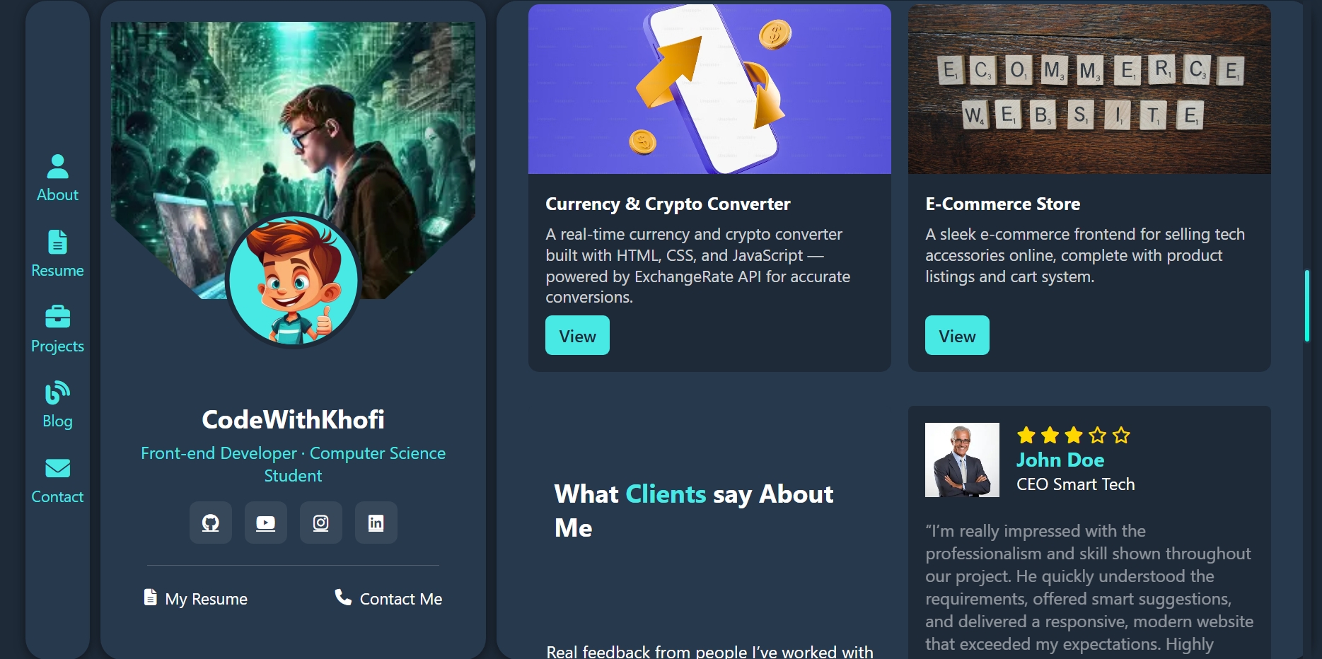 Portfolio Website Project